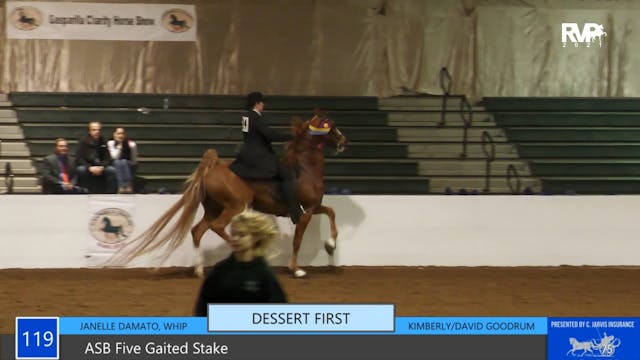 GASP21 - Class 119 - ASB Five Gaited ...