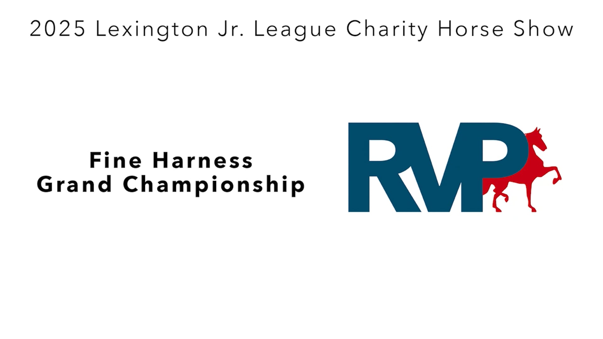 LJL25 - Class 159 - Fine Harness Grand Champoinship