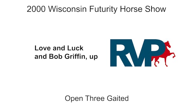 2000 Wisconsin Futurity - Open Three ...
