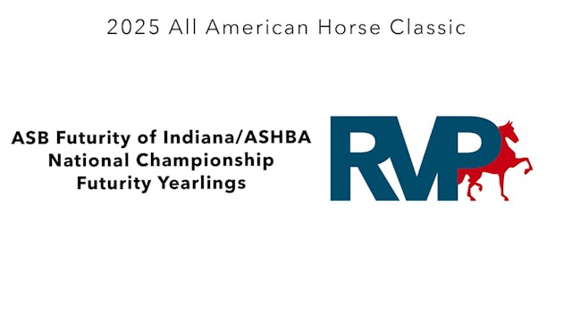 AAC25 - Class 1 - ASB Futurity of Ind...