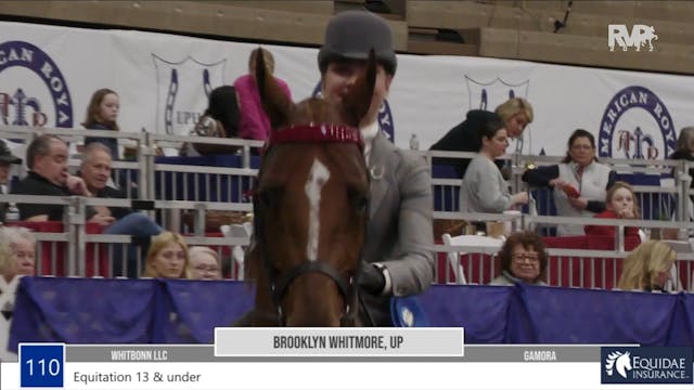 AR22 - Class 110 - Brooklyn Whitmore,...