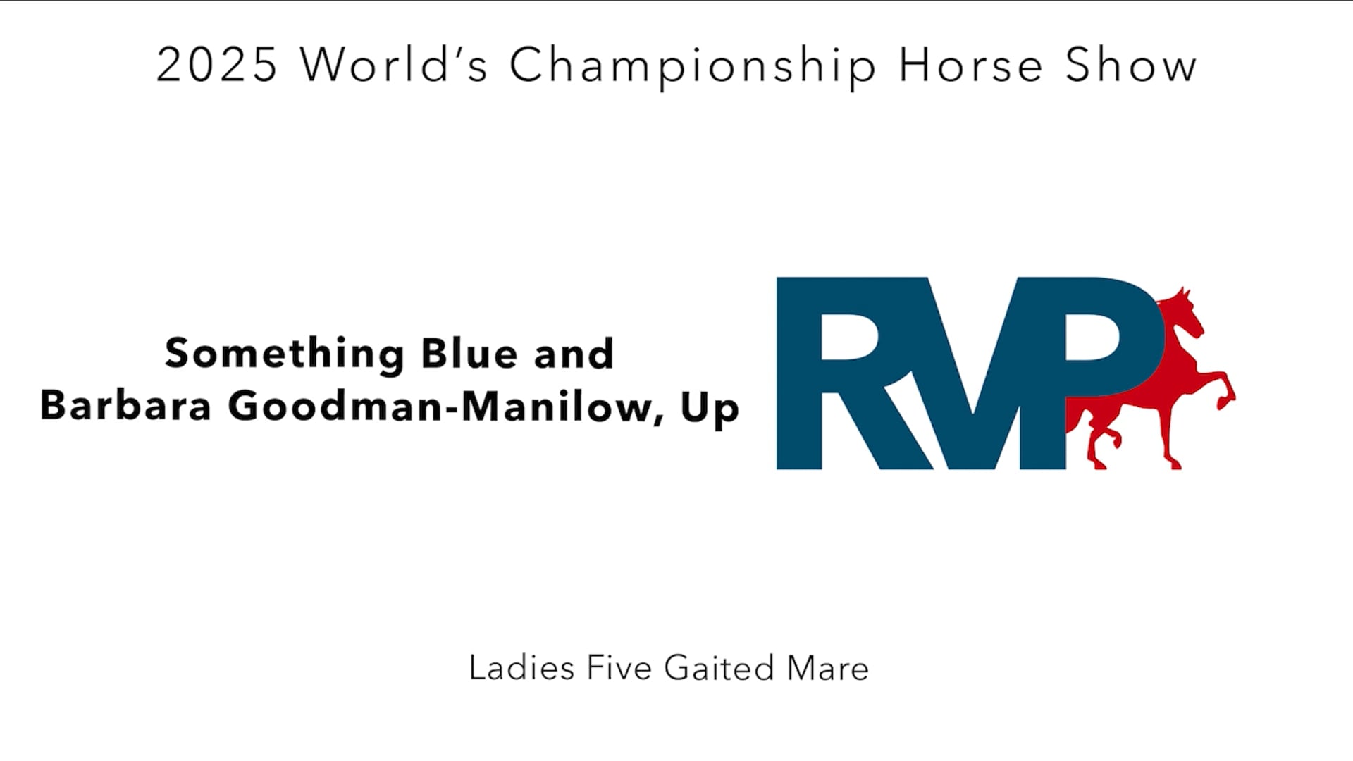 WCHS25 - Class 153 - Something Blue and Barbara Goodman-Manilow, Up