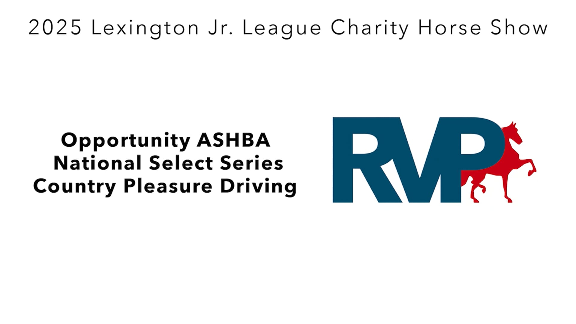 LJL25 - Class 74 - Opportunity ASHBA National Select Series Country Pleasure Driving