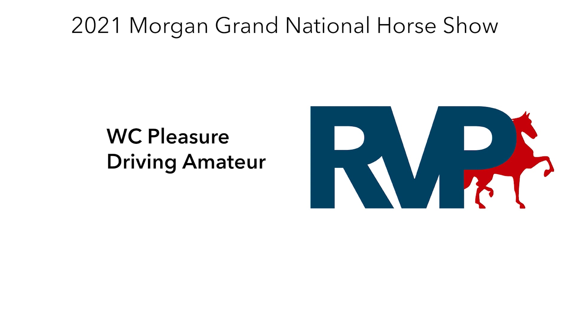 MGN21 - Class 224 - WC Pleasure Driving Amateur