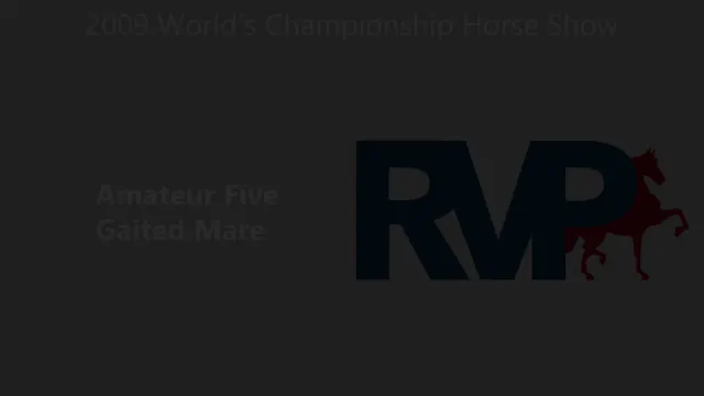 WCHS09 - Class 106 - Amateur Five Gai...