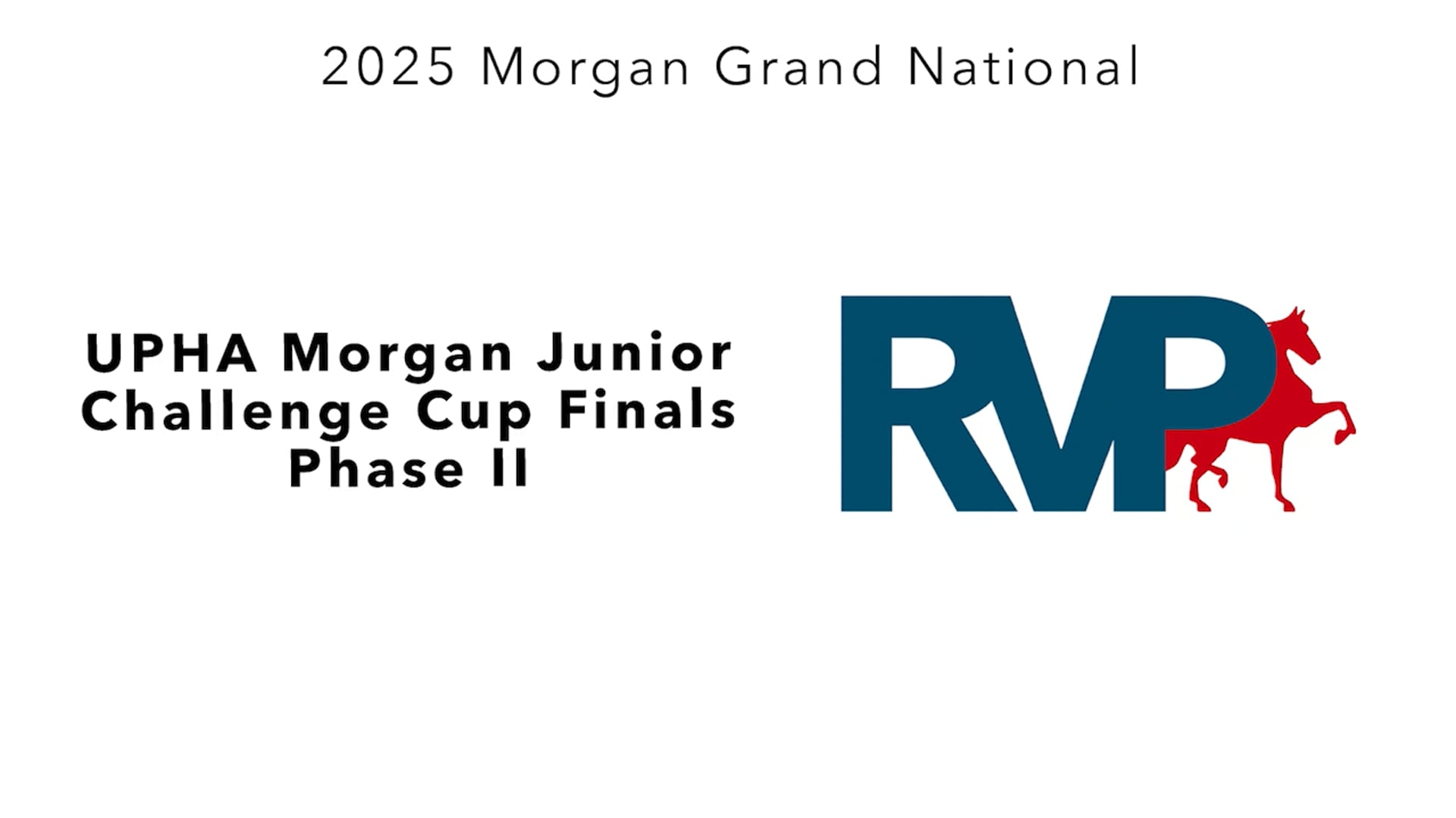 MGN25 - Class 137 - UPHA Morgan Junior Challenge Cup Finals Phase II
