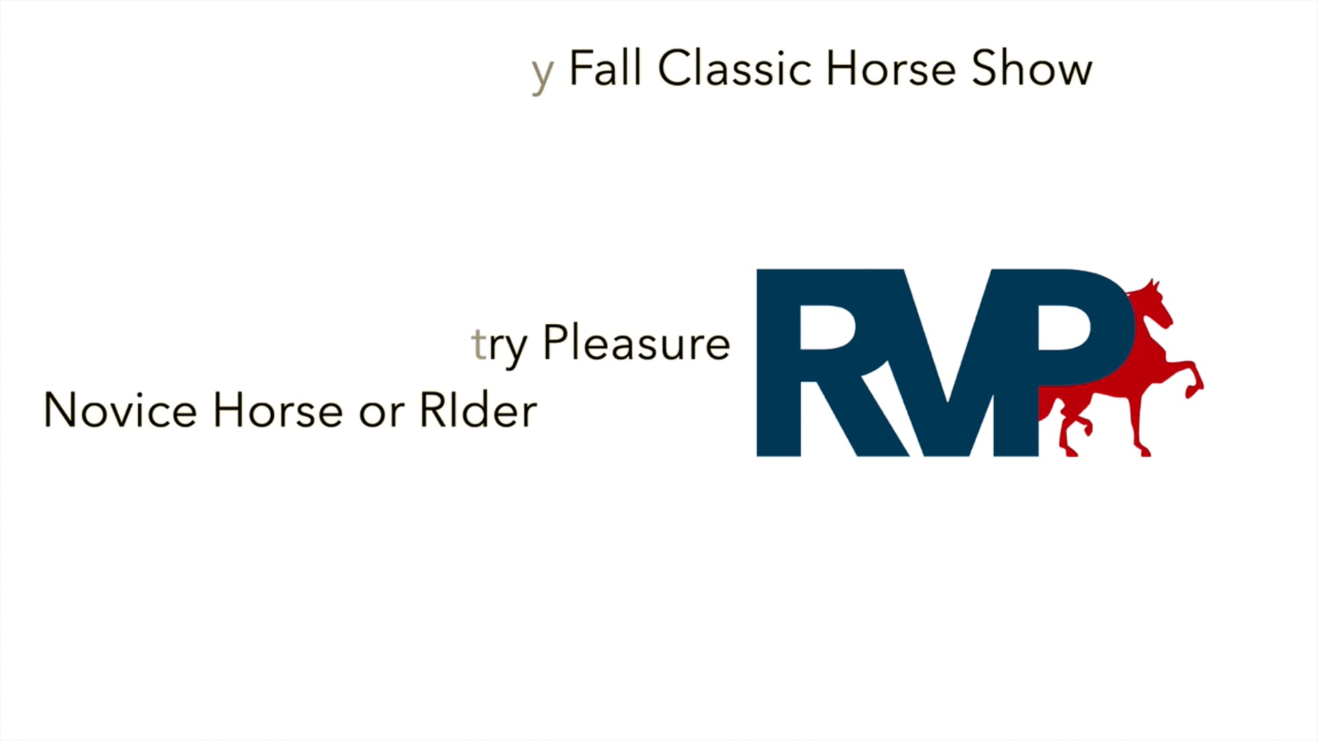 KFC21 - Class 11 - Three Gaited Country Pleasure Novice Horse or RIder