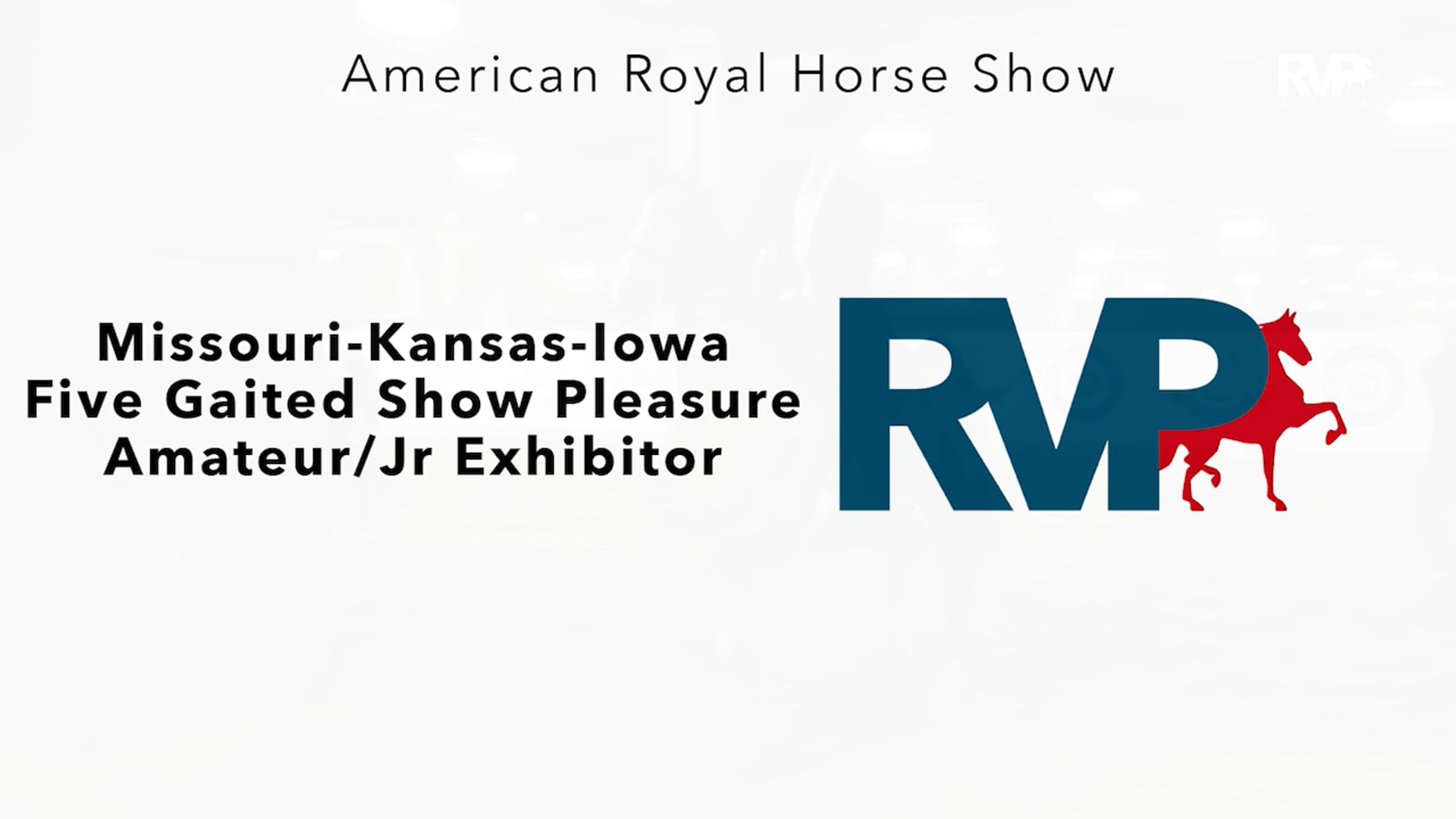 AR24 - Class 42 - Missouri-Kansas-Iowa Five Gaited Show Pleasure Amateur-Jr Exhibitor
