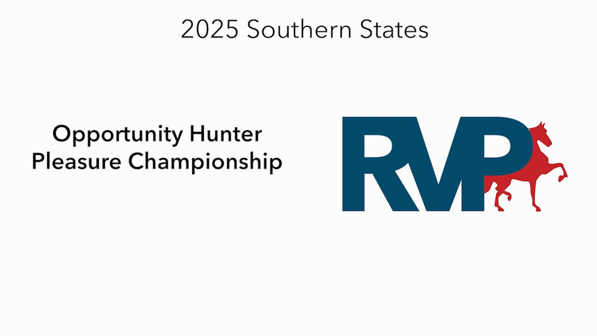 SS25 - Class 111 -  Opportunity Hunter Pleasure Championship