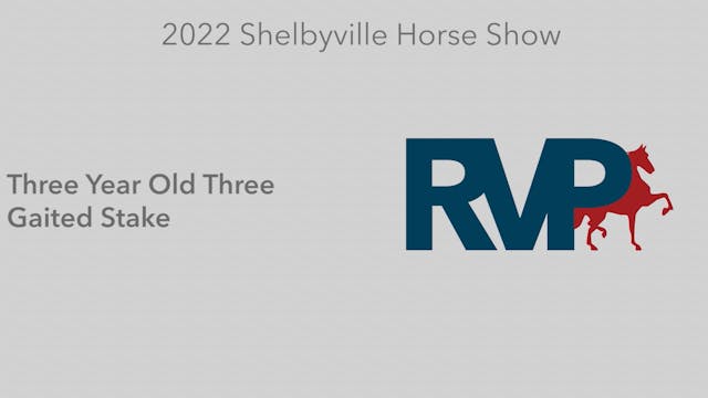 SHS22 - Class 22 -   Three Year Old T...