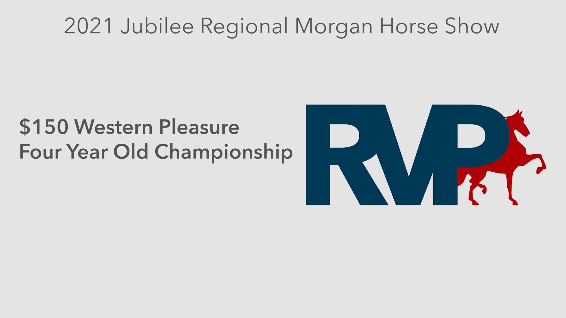 MJ21 - Class 145 - $150 Western Pleasure Four Year Old Championship