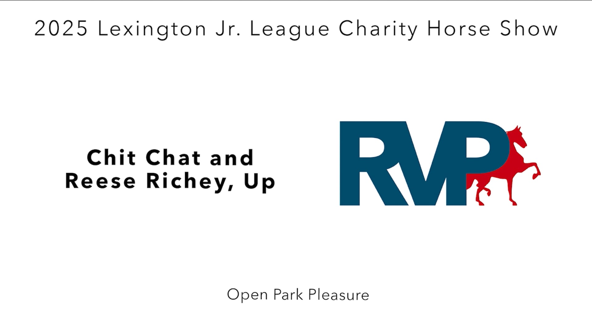 LJL25 - Class 63 - Chit Chat and Reese Richey, Up