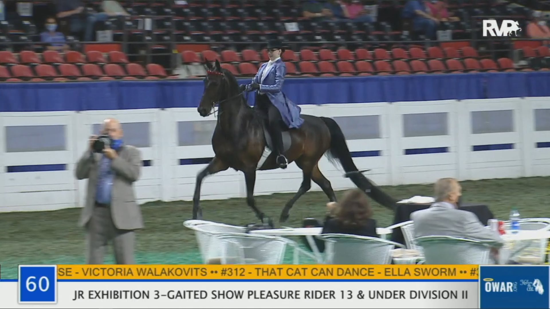 WCHS 2020 Class 60 - Jr Exhibition Three-Gaited Show Pleasure Rider 13 & Under Division II