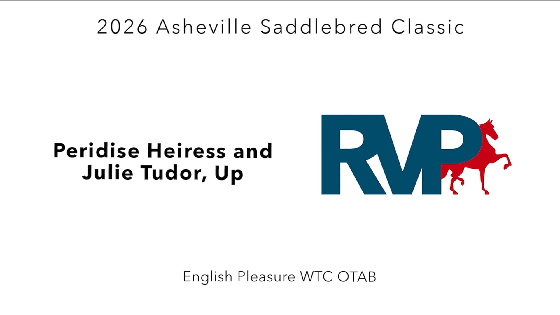 ASC26 - Class 42 - Peridise Heiress and Julie Tudor, Up
