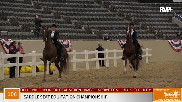KFC 2020 - Class 106 Saddle Seat Equi...