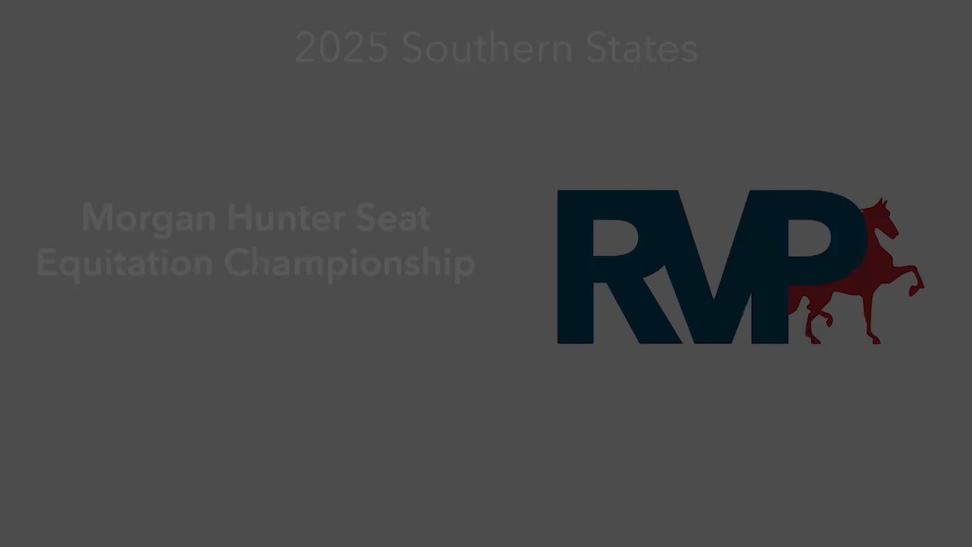 SS25 - Class 176 -  Morgan Hunter Seat Equitation Championship