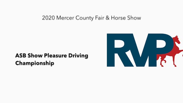 2020 MCF - Class 64 ASB Show Pleasure...
