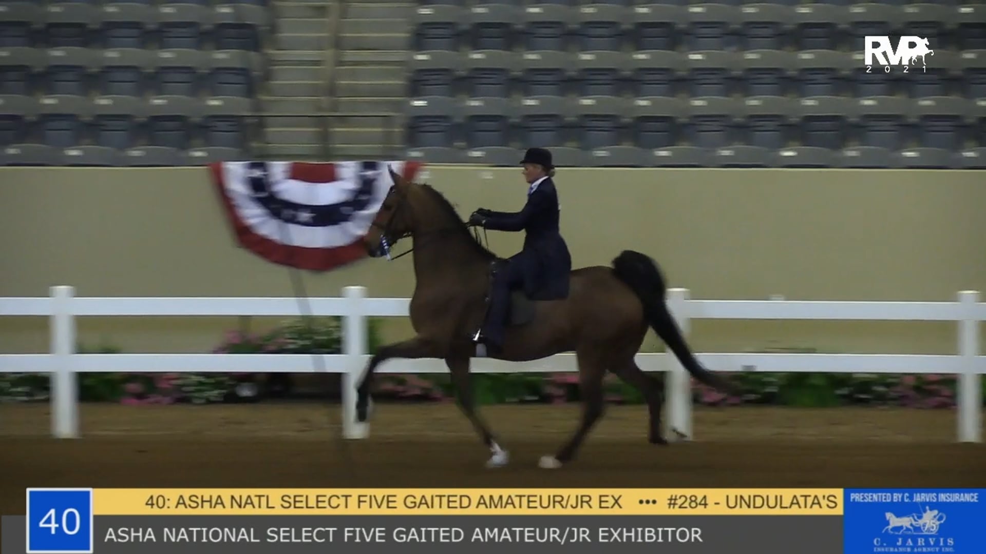 KYPS21 - Class 40 - ASHA National Select Five Gaited Amatuer Jr Exhibitor
