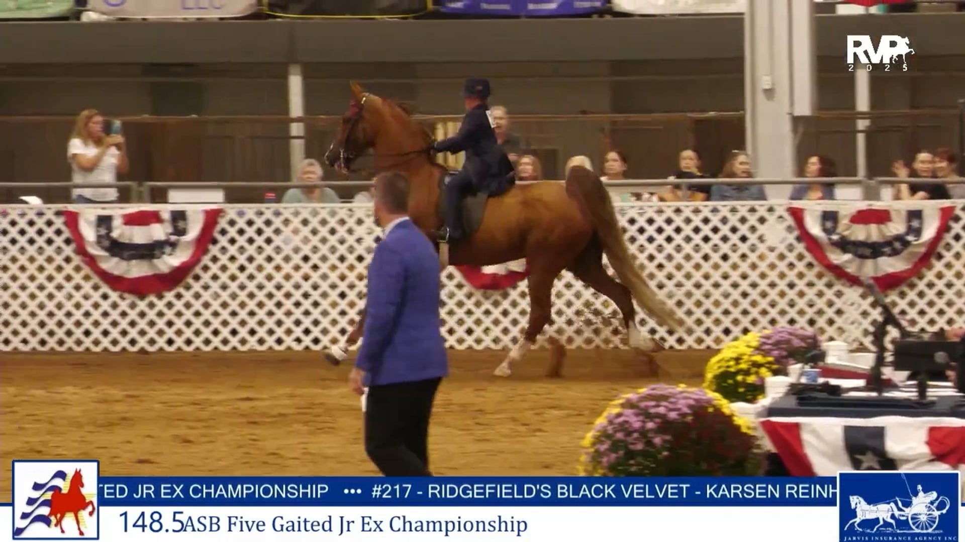 AAC25 - Class 148.5 - ASB Five Gaited Jr Exhibitor Championship
