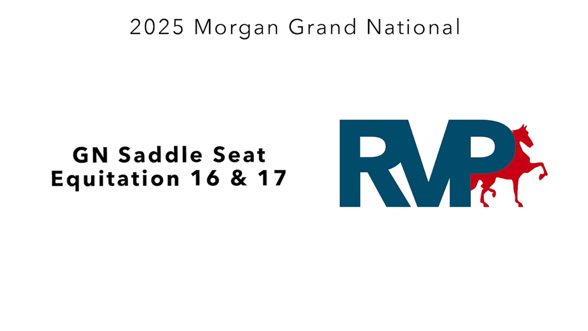MGN25 - Class 1 - GN Saddle Seat Equitation 16 & 17