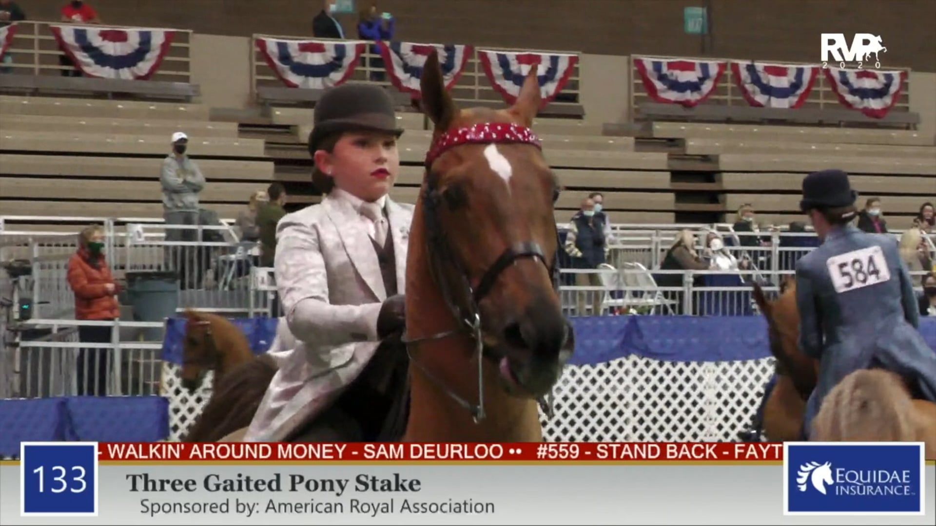 2020 AR - Class 133 Three Gaited Pony Stake