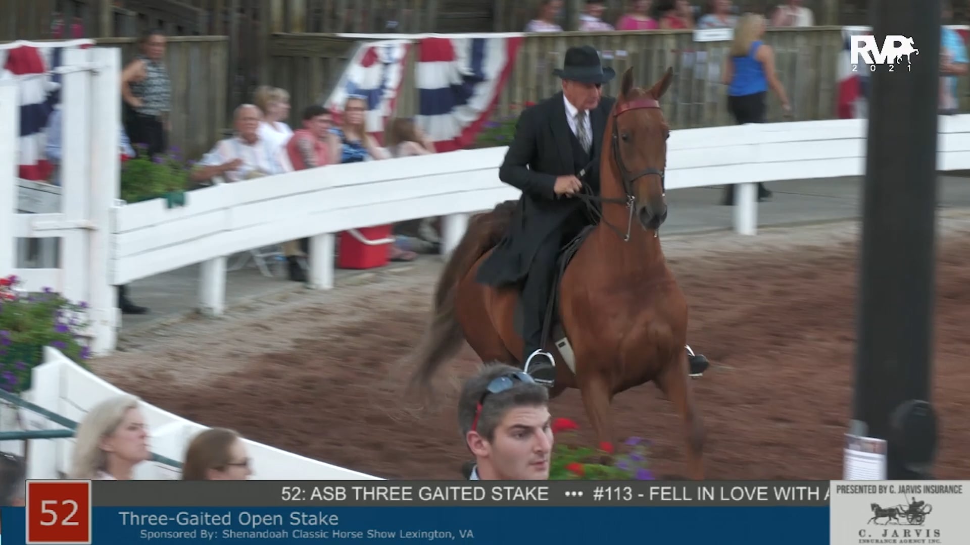 SHS21 - Class 52 -  Three Gaited Stake
