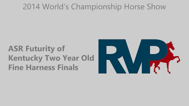 WCHS14 - Class 199 - ASR Futurity of ...