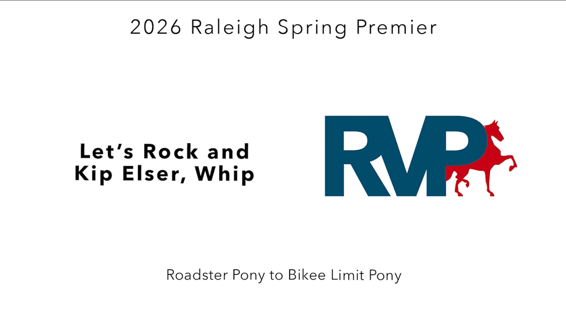 RSP26 - Class 36 - Let's Rock and Kip Elser, Whip