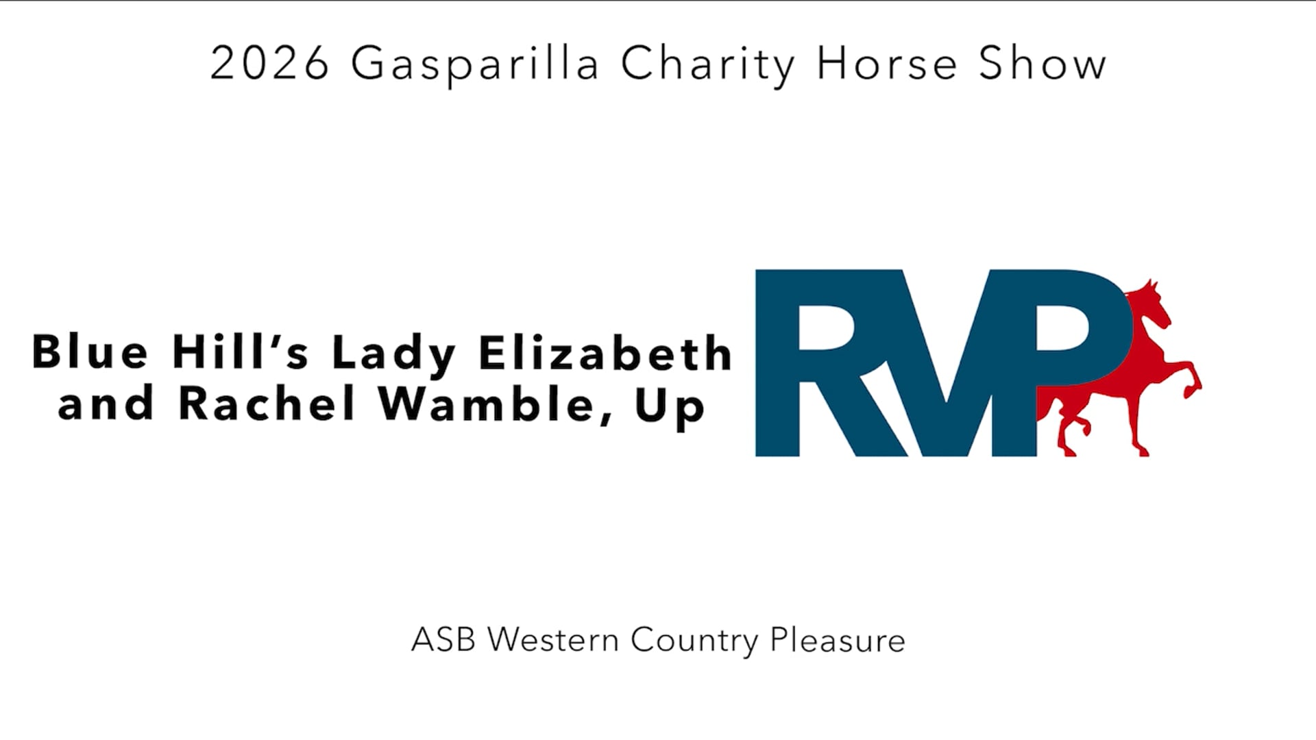 GC26 - Class 37 - Blue Hill's Lady Elizabeth and Rachel Wamble, Up