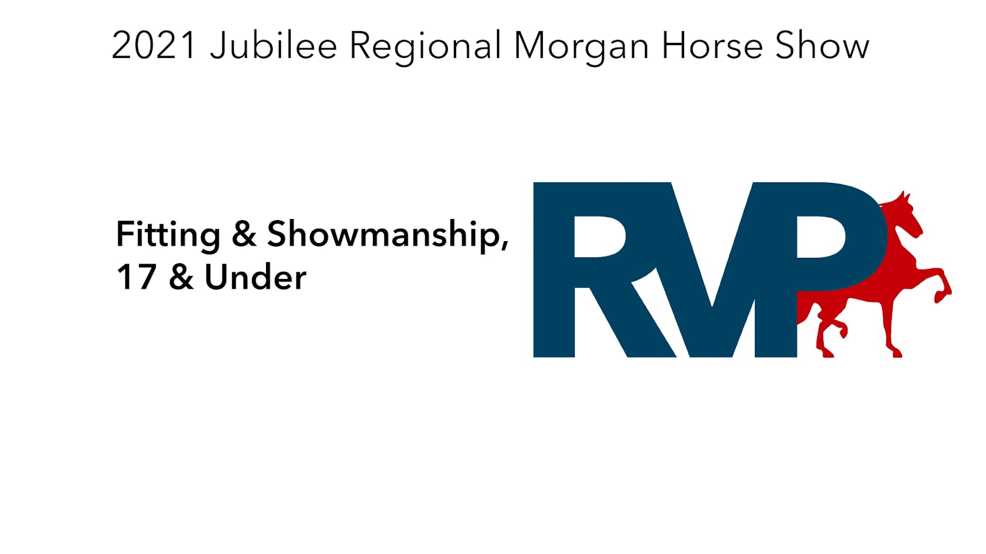 MJ21 - Class 26 - Fitting & Showmanship, 17 & Under