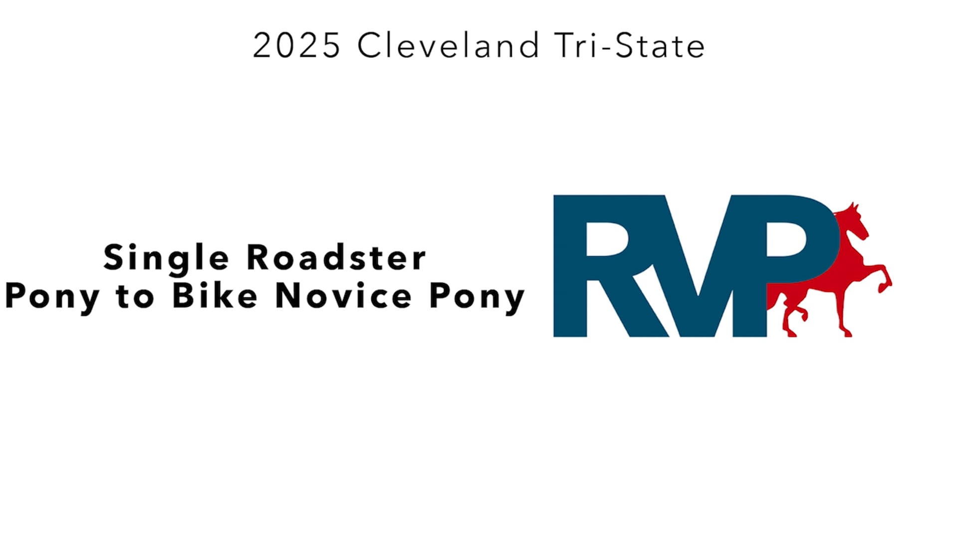 CTS25 - Class 53 - Single Roadster Pony to Bike Novice Pony