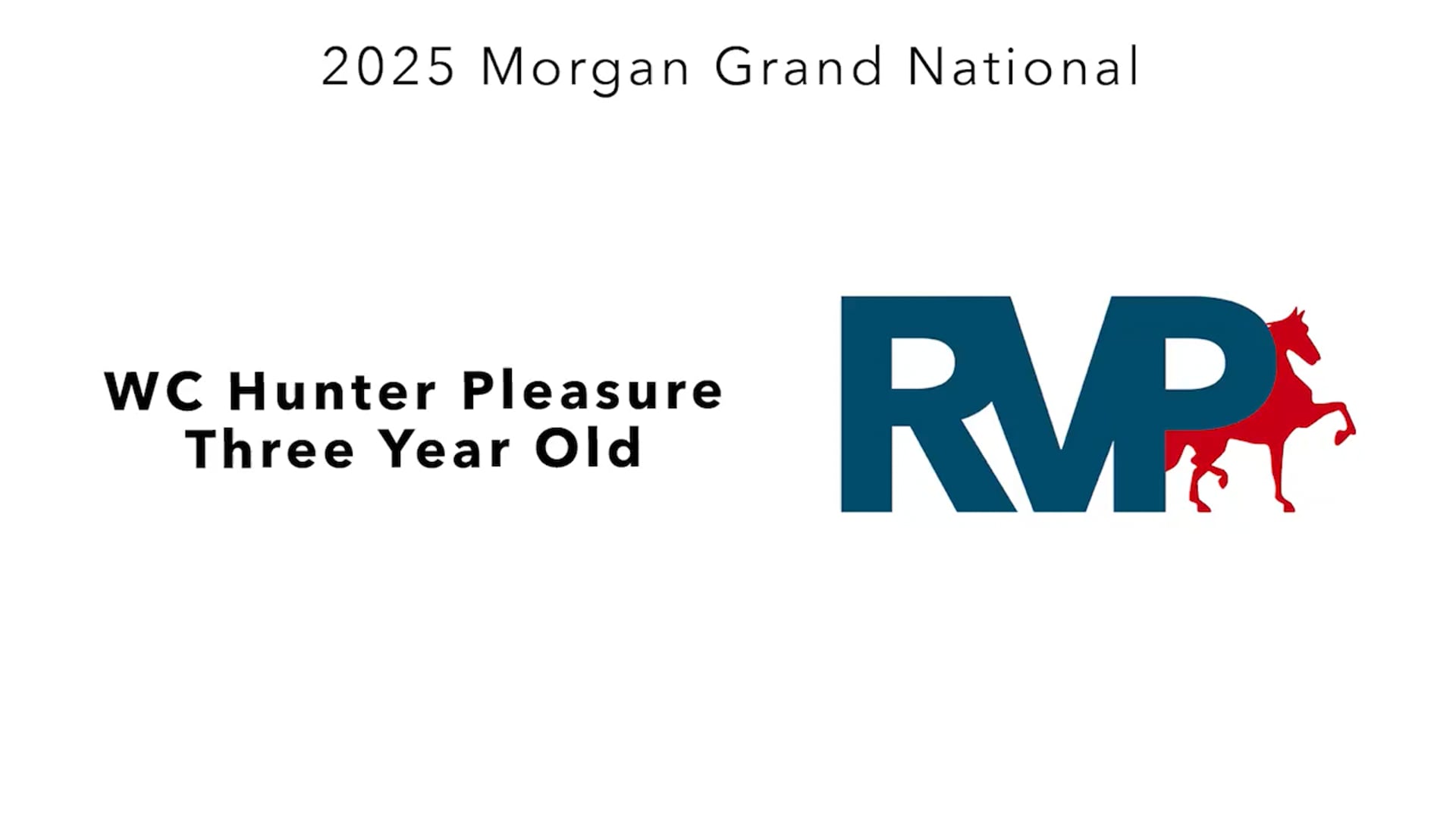 MGN25 - Class 157 - WC Hunter Pleasure Three Year Old