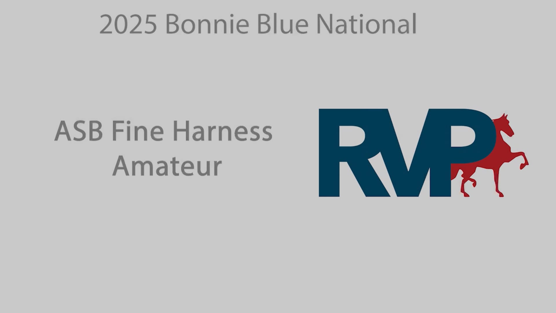 BB25 - Class 45 - ASB Fine Harness  Amateur