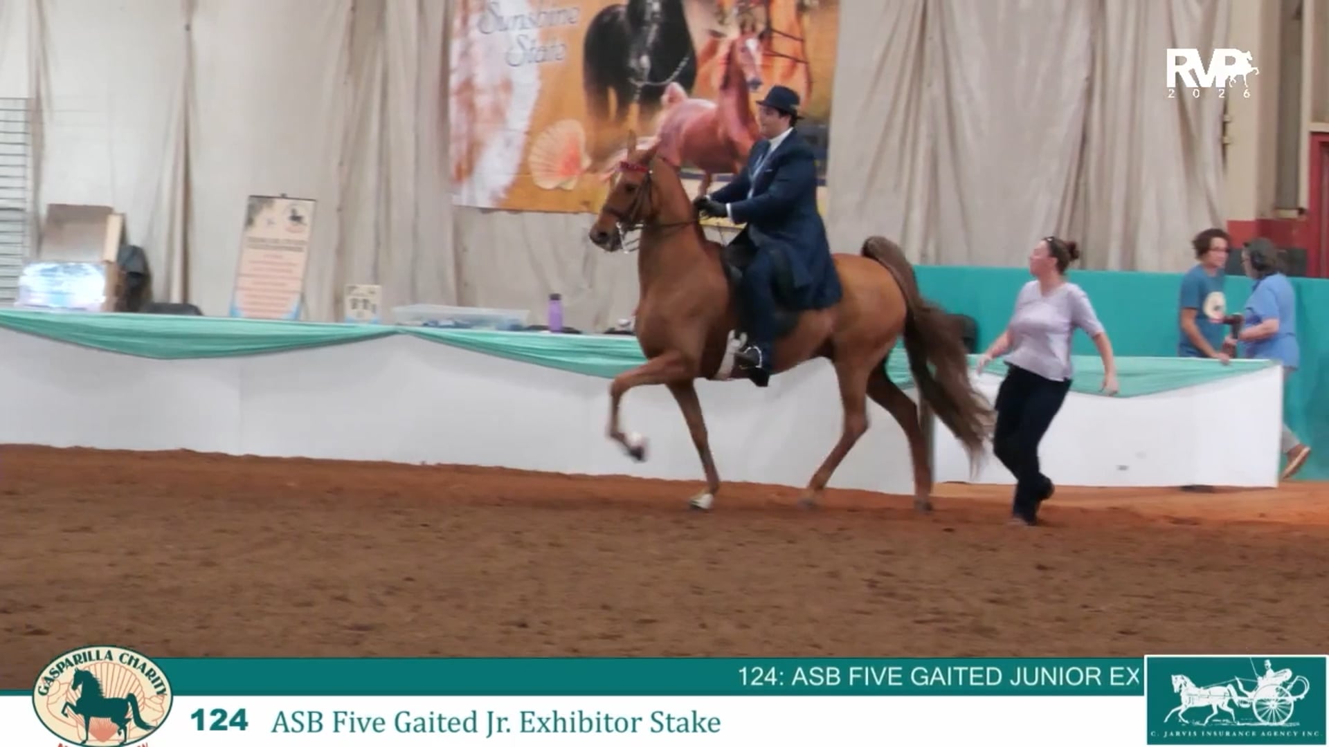 GC26 - Class 124 - ASB Five Gaited Jr Exhibitor Stake
