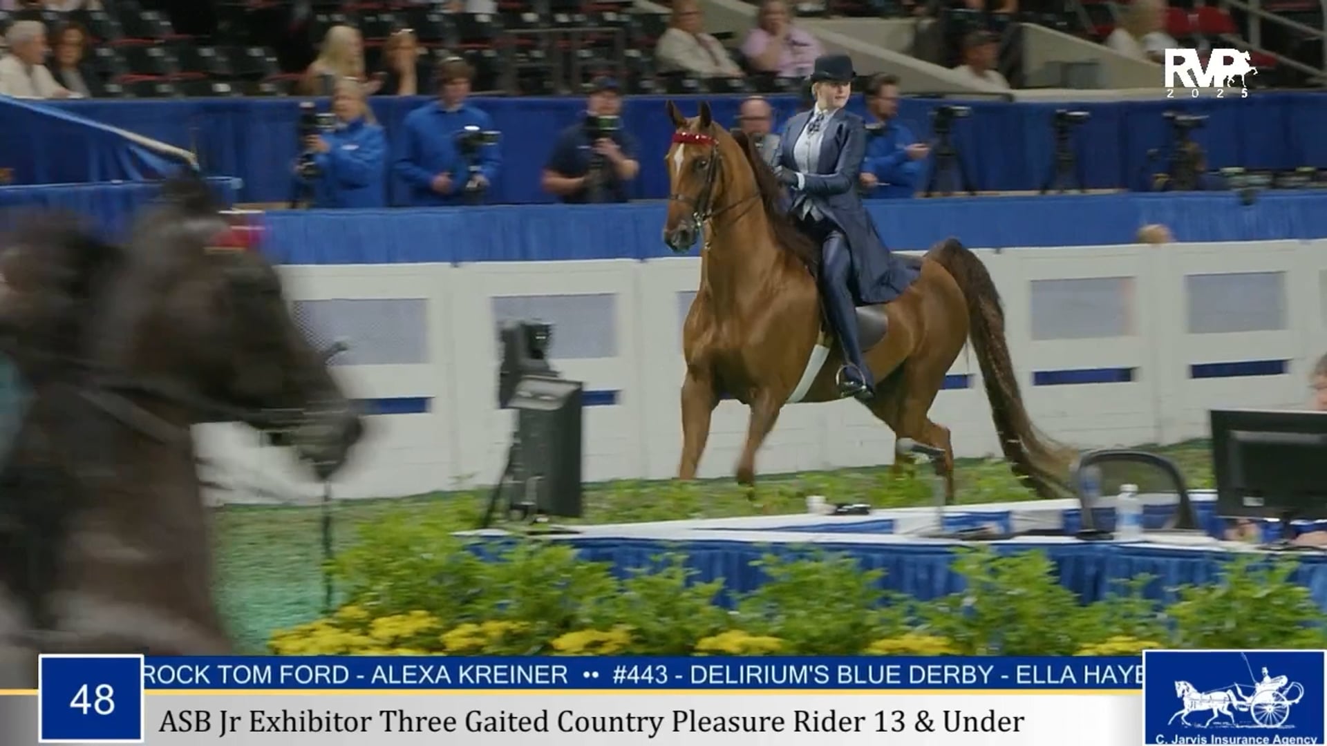 WCHS25 - Class 48 - ASB Jr Exhibitor Three Gaited Country Pleasure Rider 13 & Under