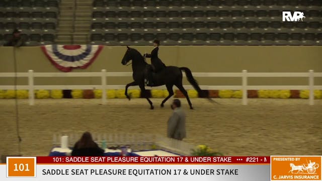KFC 2020 - Class 101 Saddle Seat Equi...