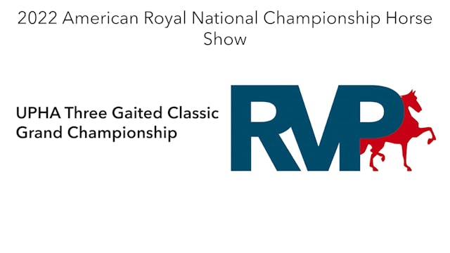 AR22 - Class 125 - UPHA Three Gaited ...