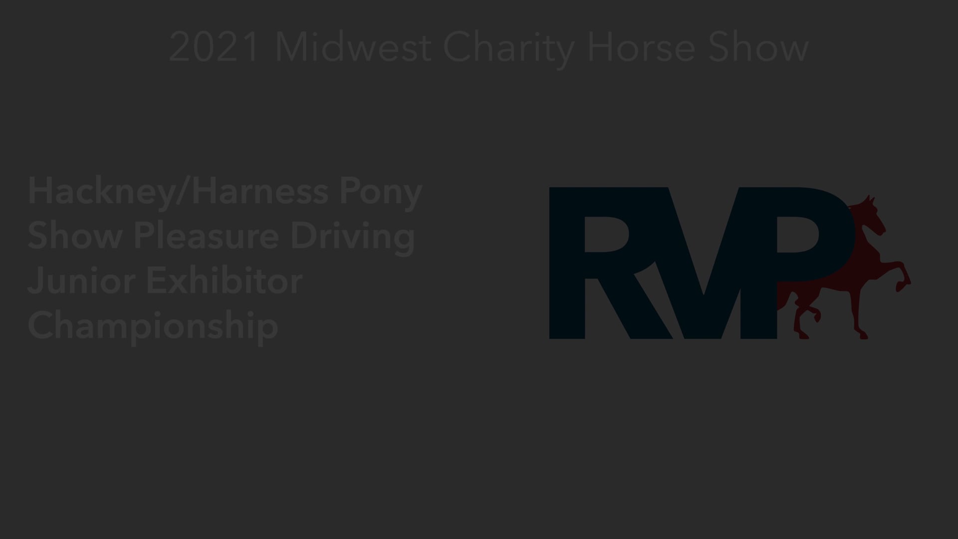 MW21 - Class 141 - Hackney-Harness Pony Show Pleasure Driving Junior Exhibitor Championship