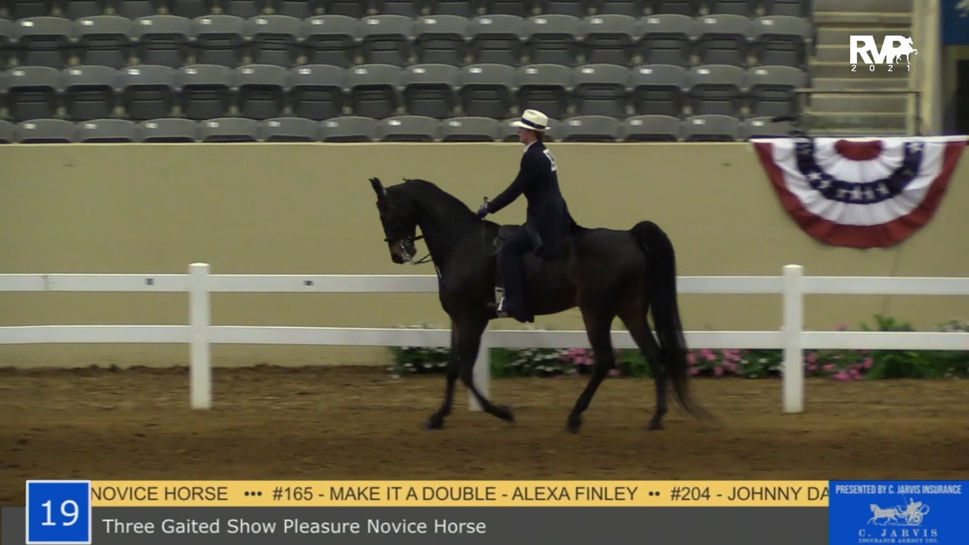 KYSP21 - Class 19 - Three Gaited Show Pleasure Novice Horse