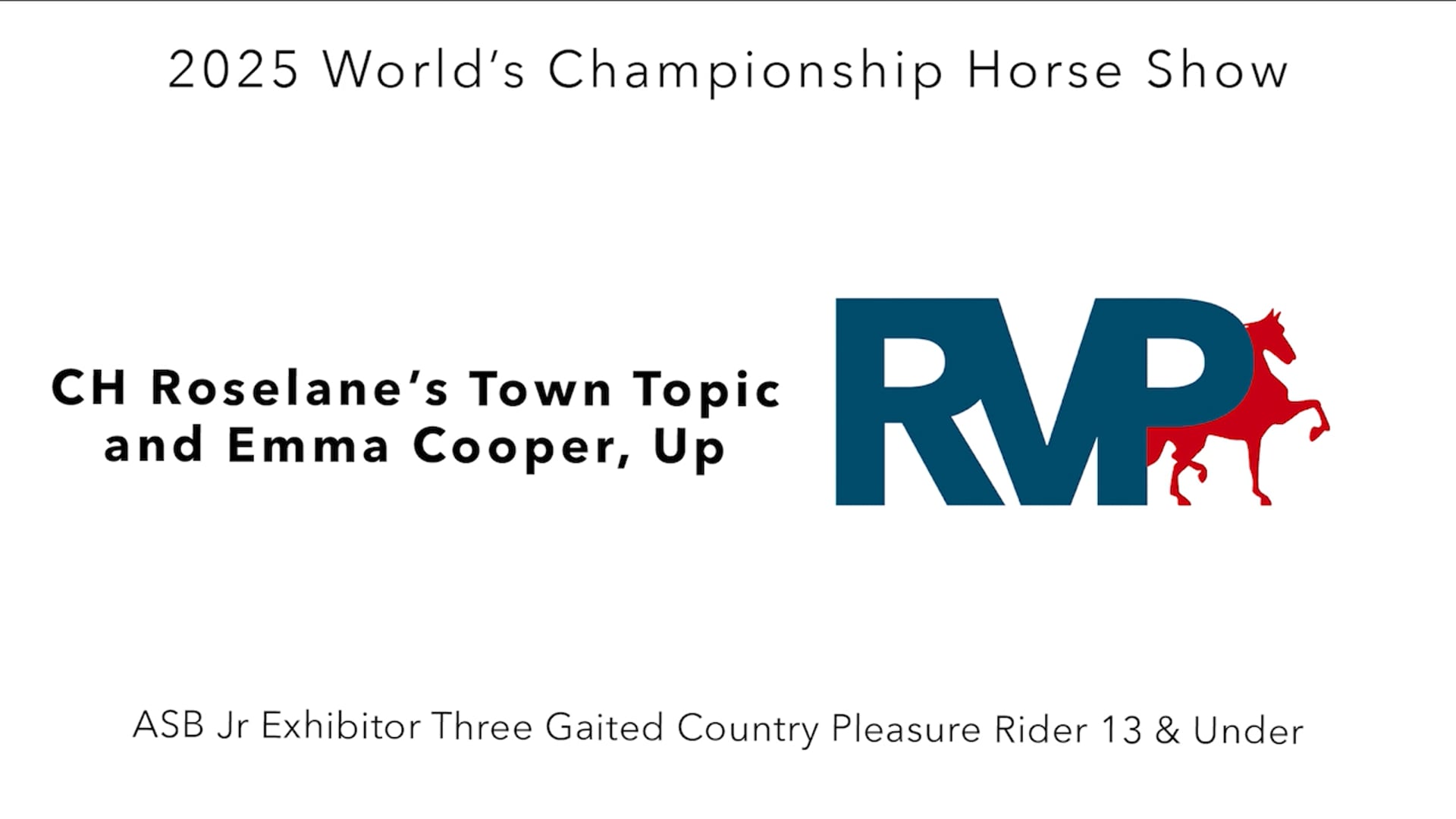 WCHS25 - Class 48 - CH Roselane's Town Topic and Emma Cooper, Up