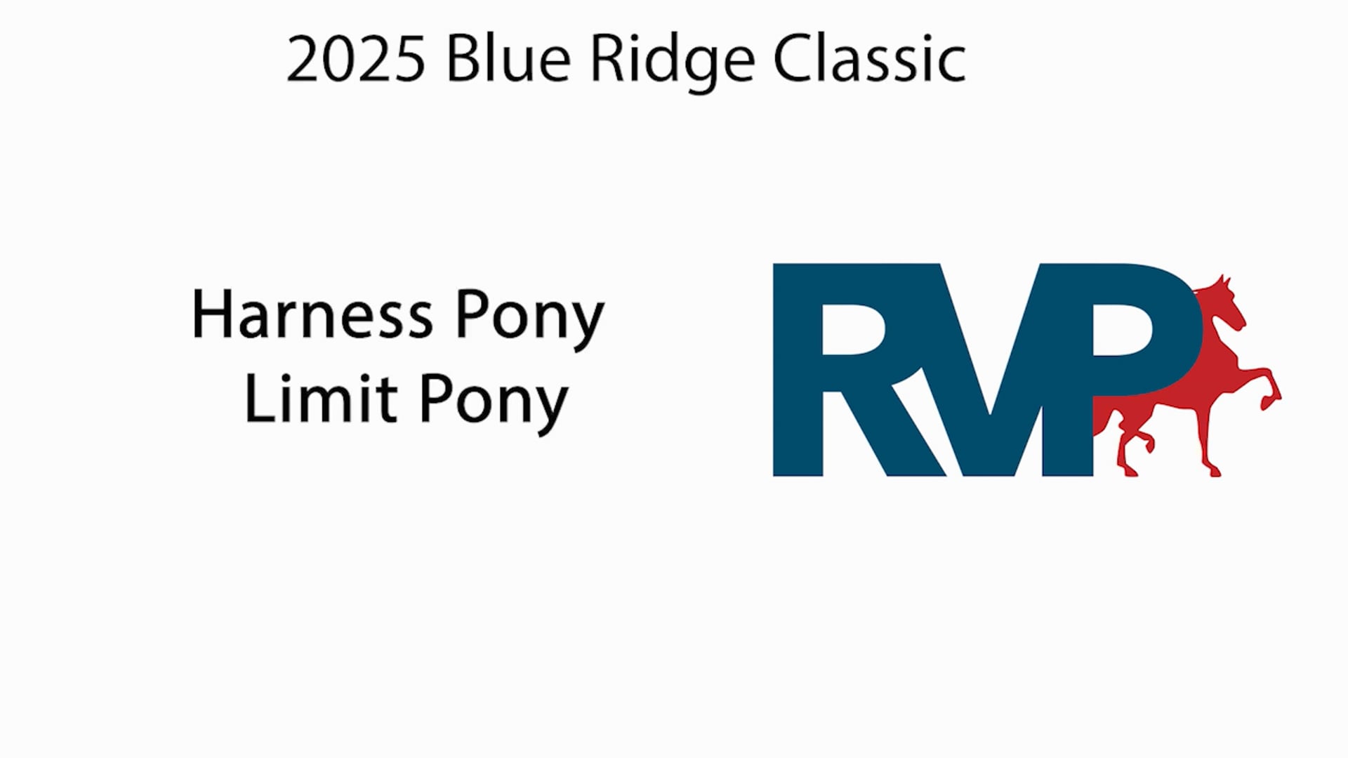 BRC25 - Class 134 - Harness Pony Limit Pony