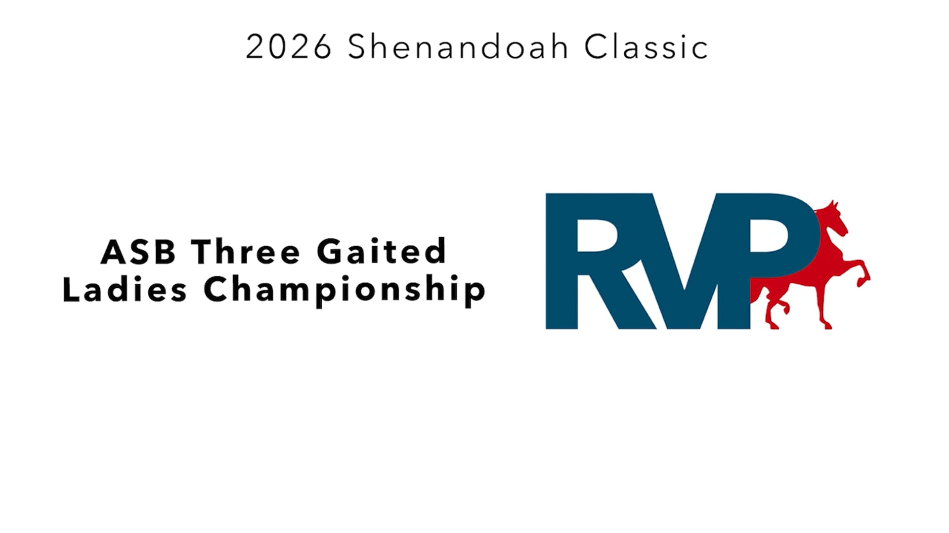 SC26 - Class 87 - ASB Three Gaited Ladies Championship