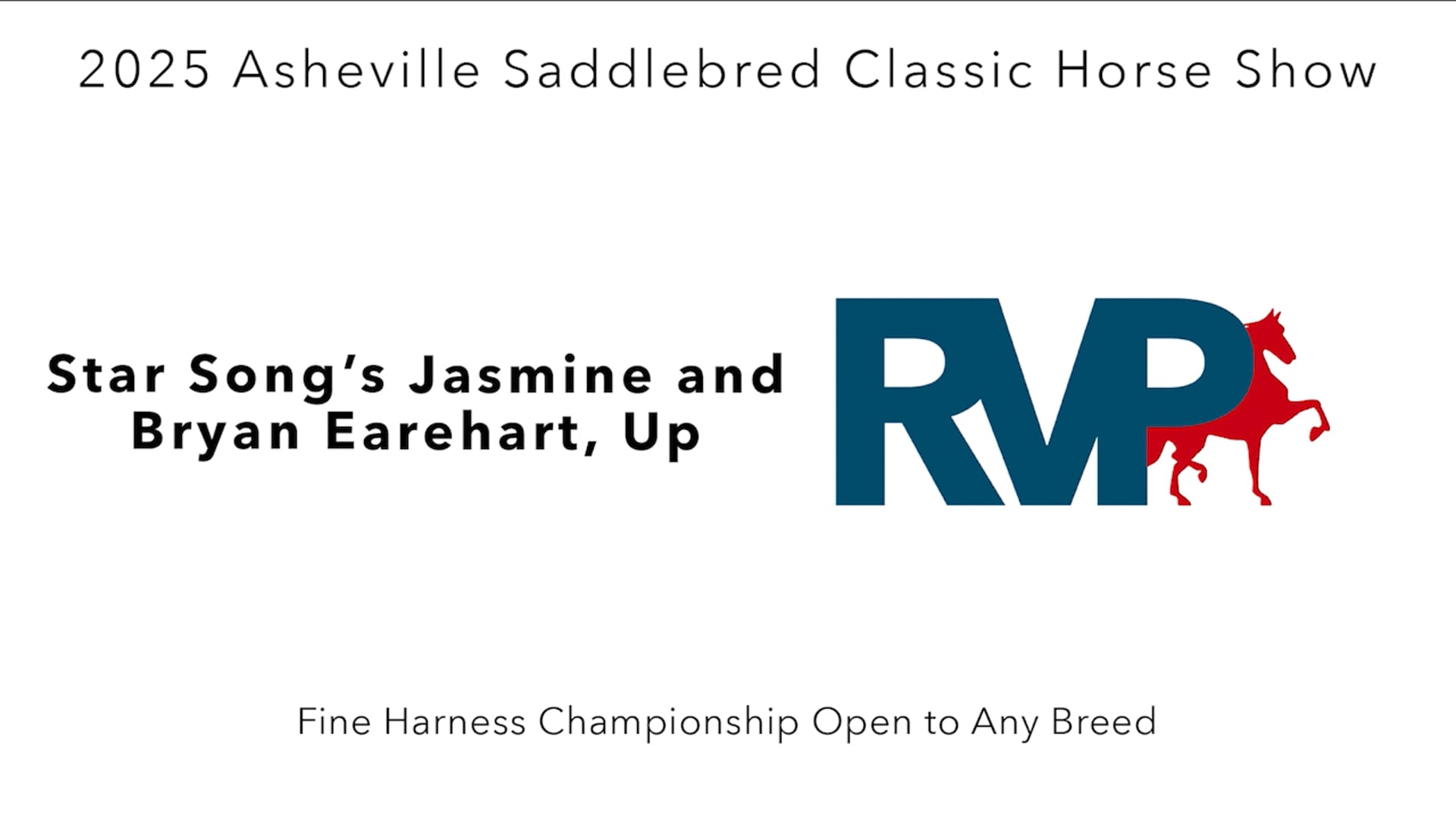 ASC25 - Class 143 - Star Song's Jasmine and Bryan Earehart, Up