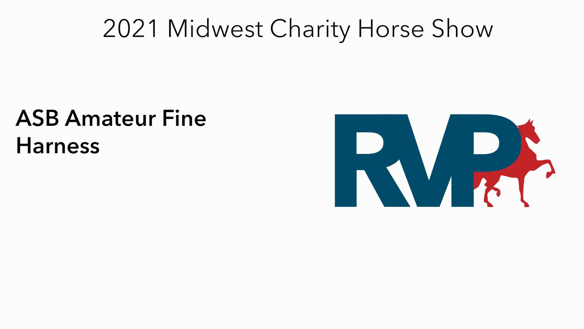 MW21 - Class 67 - ASB Amateur Fine Harness