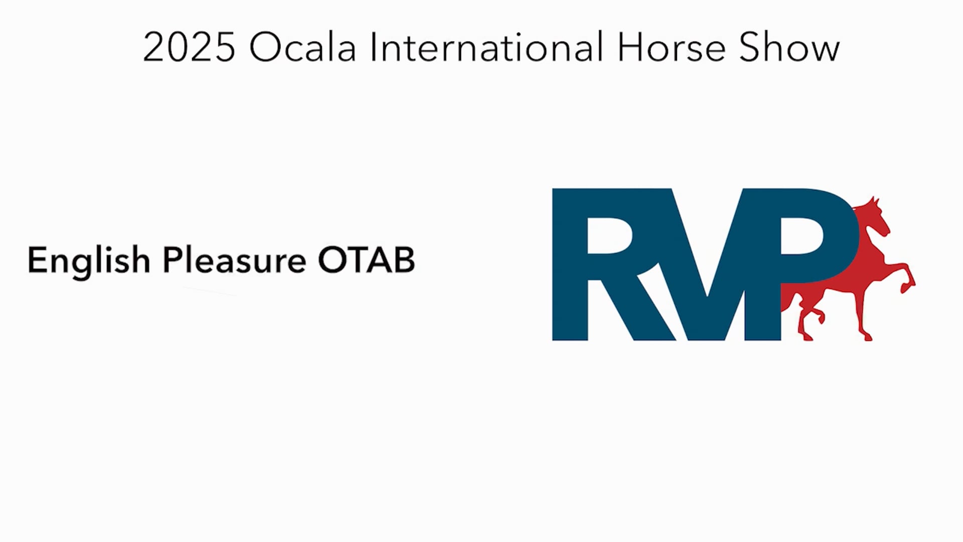 OI25 - Class 7 - English Pleasure OTAB