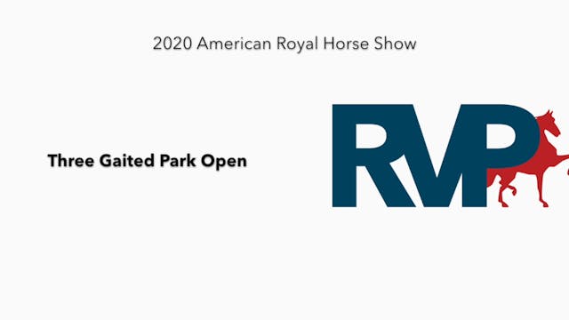 2020 AR - Class 35 Three Gaited Park ...