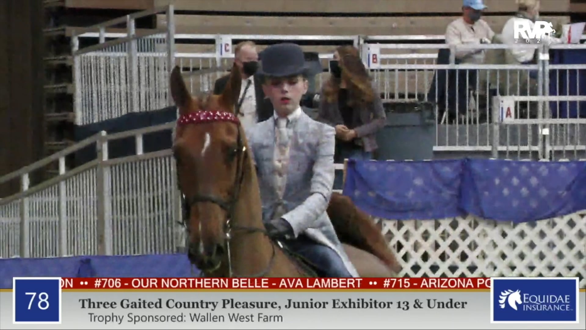 2020 AR - Class 78 Three Gaited Country Pleasure
Junior Exhibitor 13 & Under