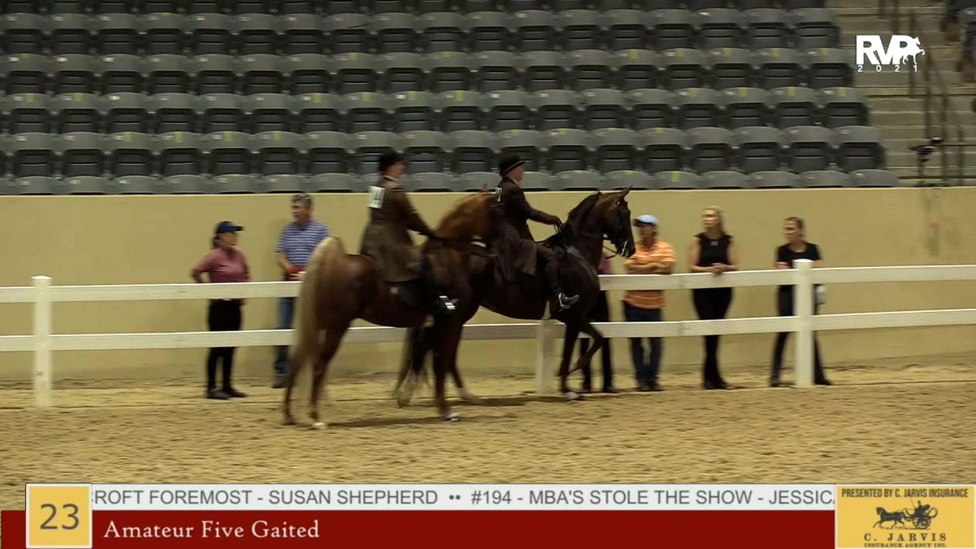KFC21 - Class 23 - Amateur Five Gaited 