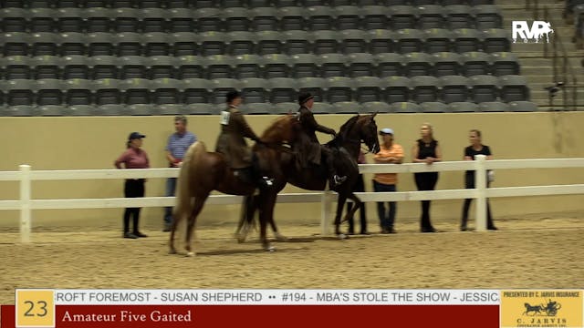 KFC21 - Class 23 - Amateur Five Gaited 