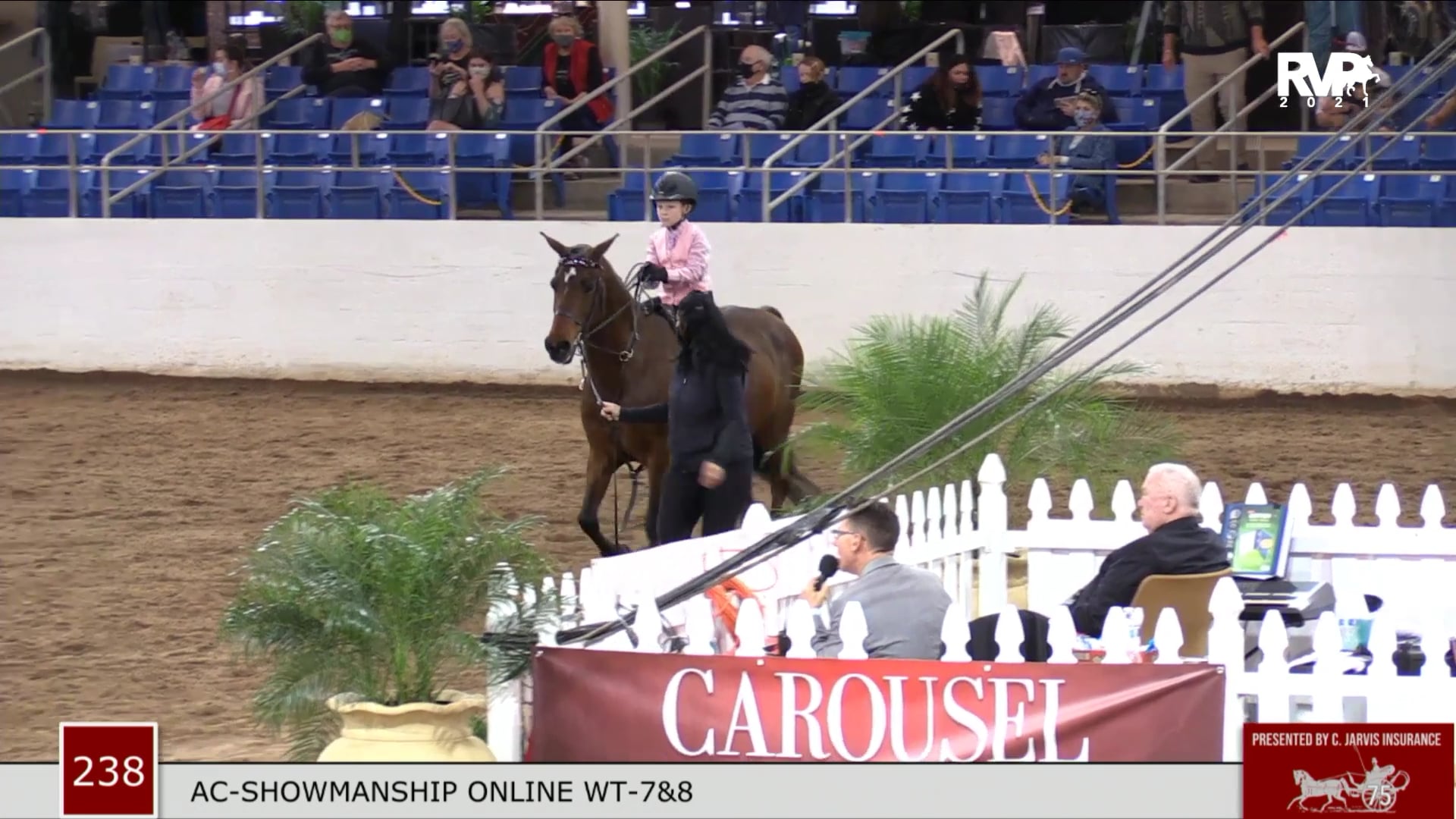 CC21 - Class 237 & 238 Academy Equitation & Showmanship - On Line - Walk-Trot - Riders 7 & 8